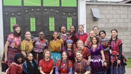 Students in Guatemala 