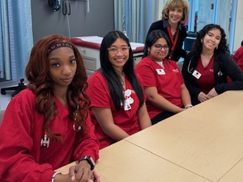 Students with Dean