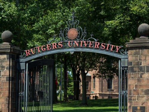 Rutgers class of 1883 gate
