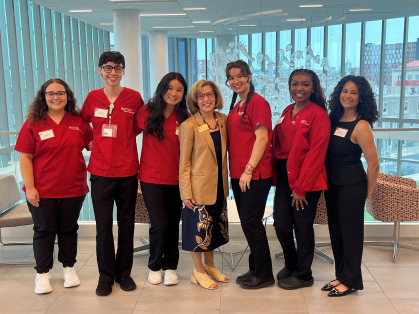 Students with dean